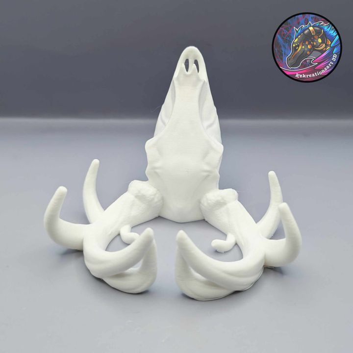 Deer Skull Card and Phone Holder – Rustic Functional Décor