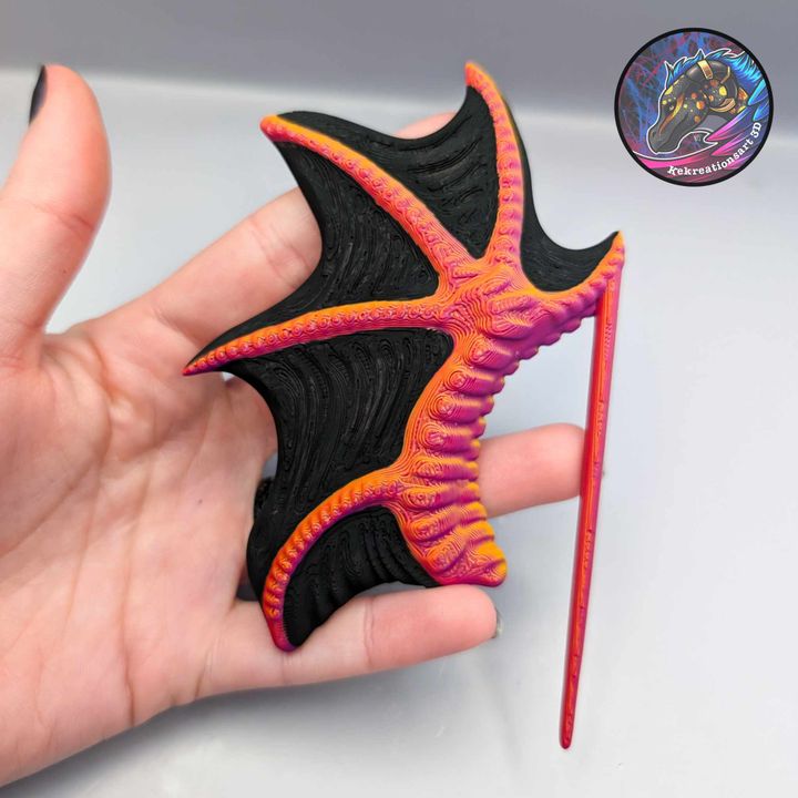 Dragon Wing Hair Sticks