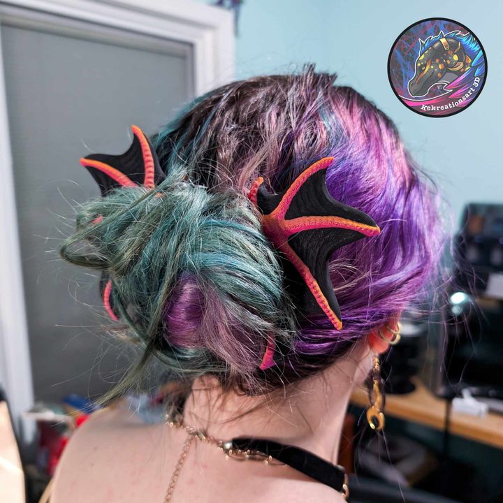 Dragon Wing Hair Sticks