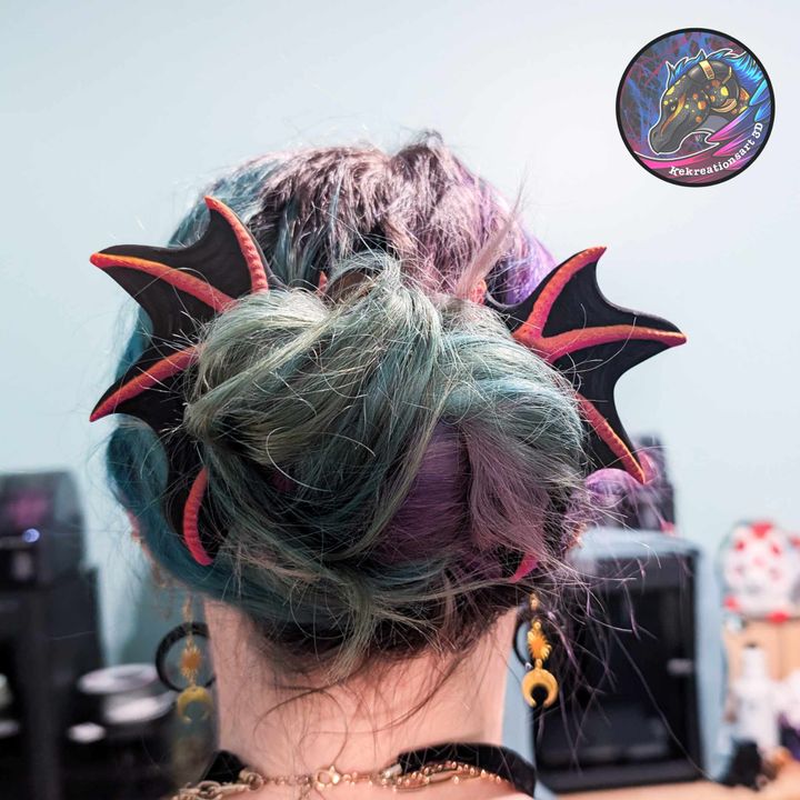 Dragon Wing Hair Sticks