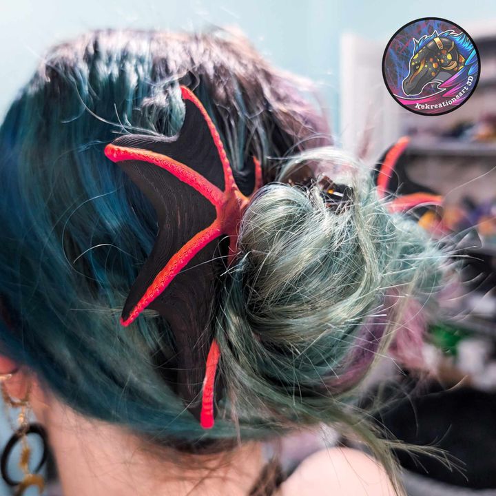 Dragon Wing Hair Sticks