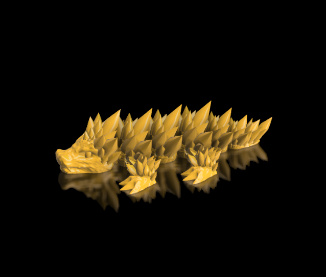 ArticulatedBabyQuartzDragon