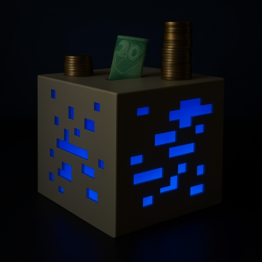 Minecraft Ore Piggy Bank