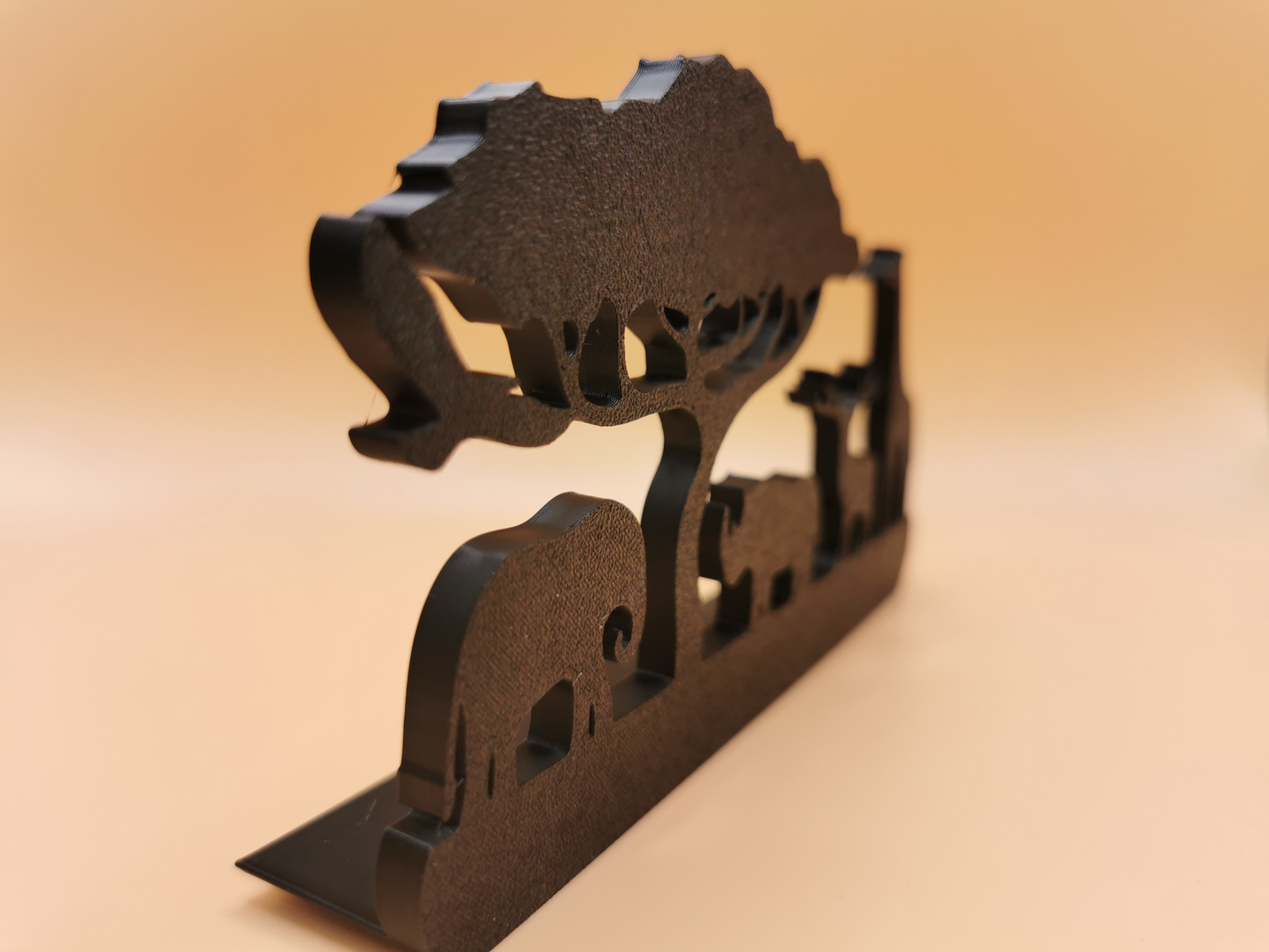 Safari Scene Desk Art