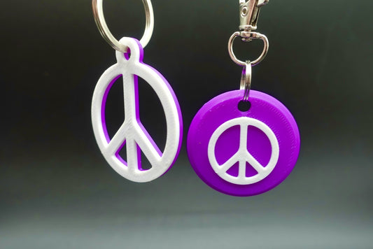 PeaceSignKeychains