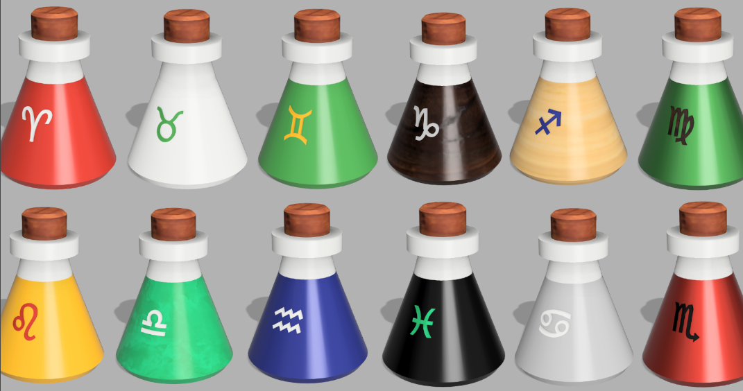 Zodiac Stash Potion – Stylish Storage + Cosplay Prop