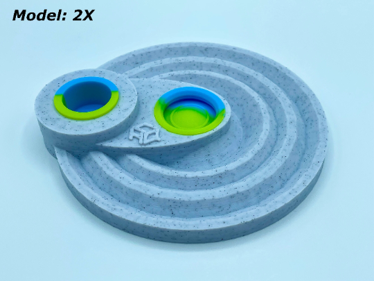 Gaming Desk Accessory: Pearl Marble Display for Styl-Gamers