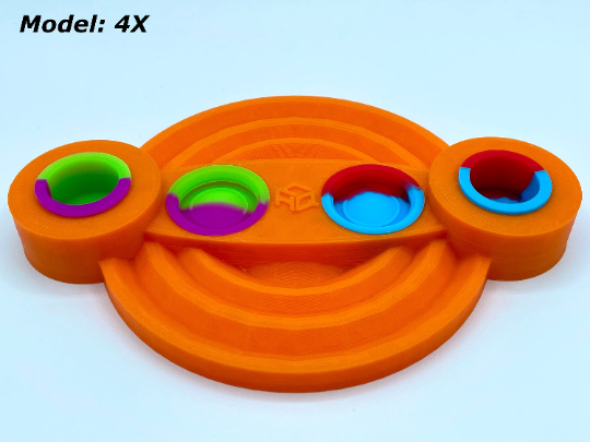 Gaming Desk Accessory: Pearl Marble Display for Styl-Gamers