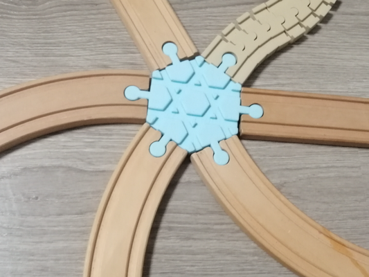 6 Way Rail With Male Connectors