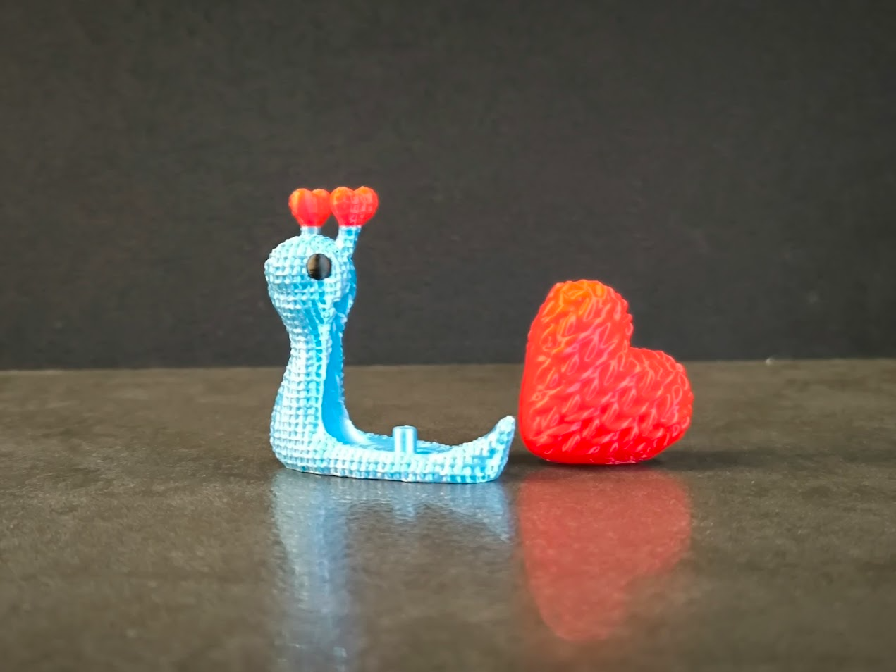 Knitted Snail Of Love