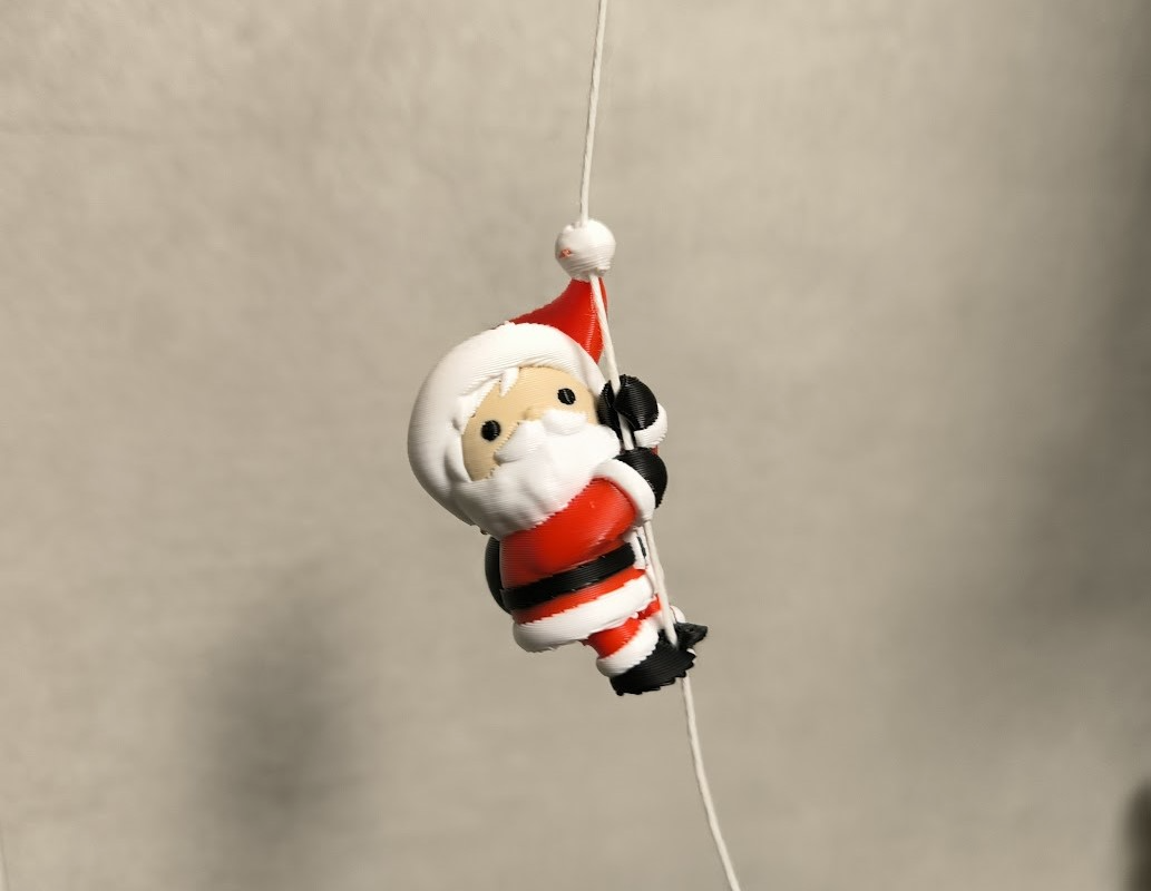Climbing Santa
