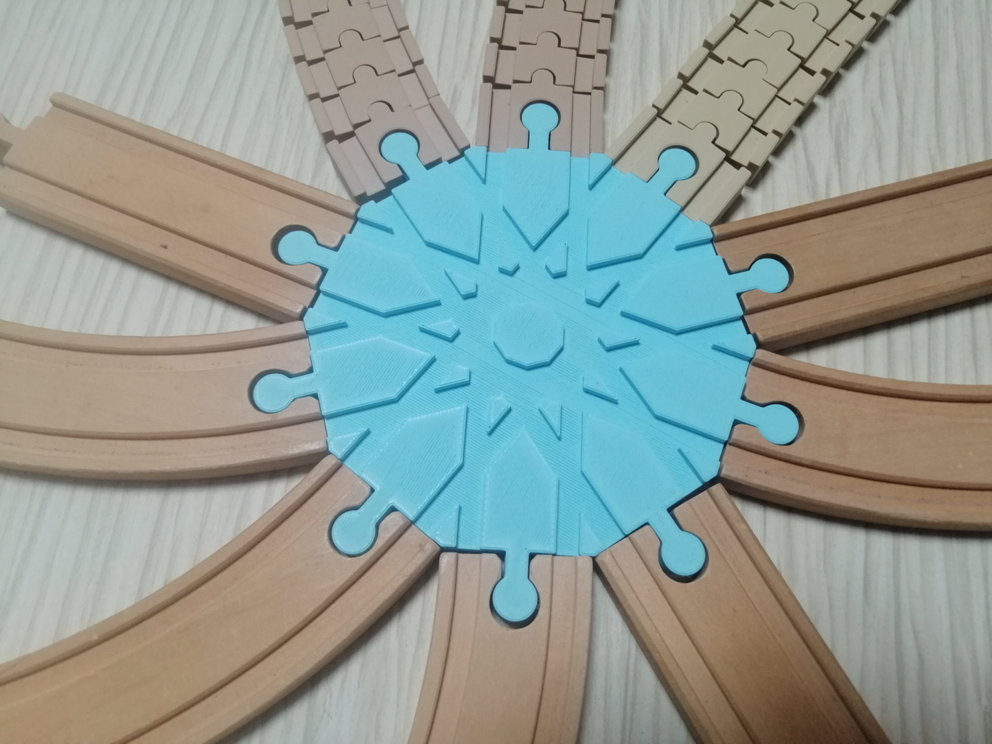 10 Way Rail With Male Connectors