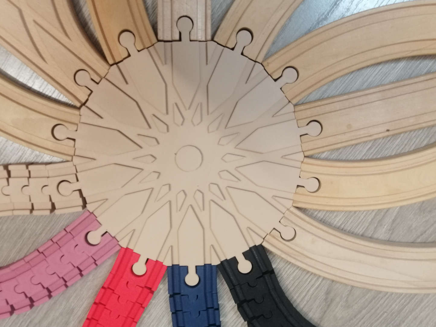 14 Way Rail With Male Connectors