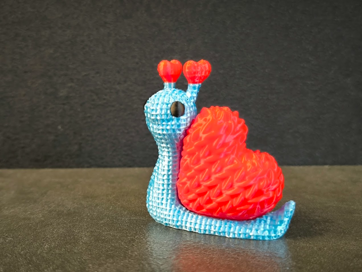 Knitted Snail Of Love
