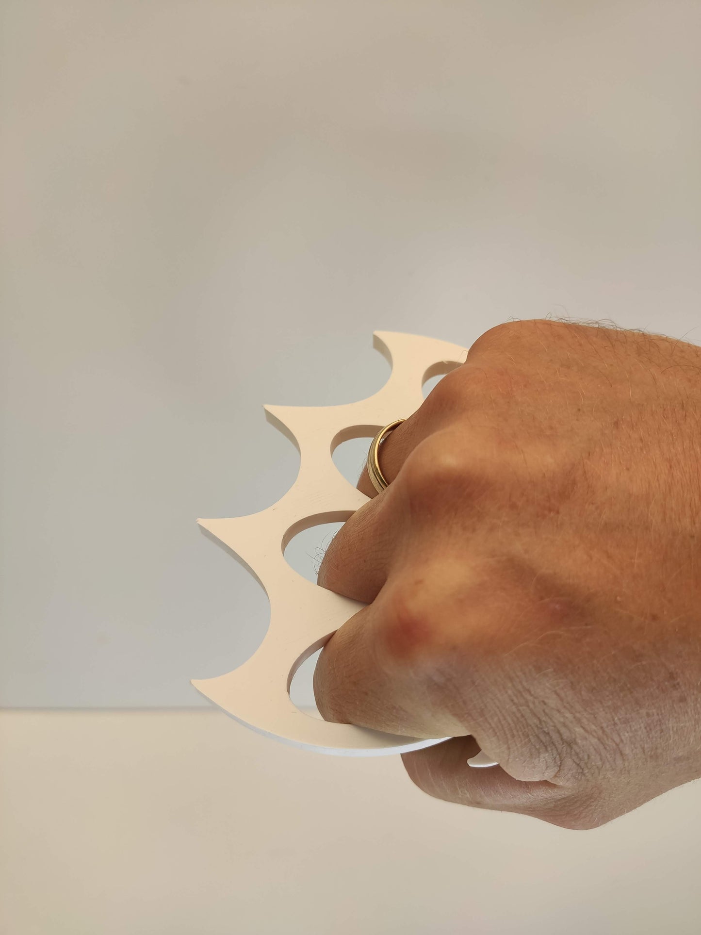Knuckleduster With Claws Ring Holder