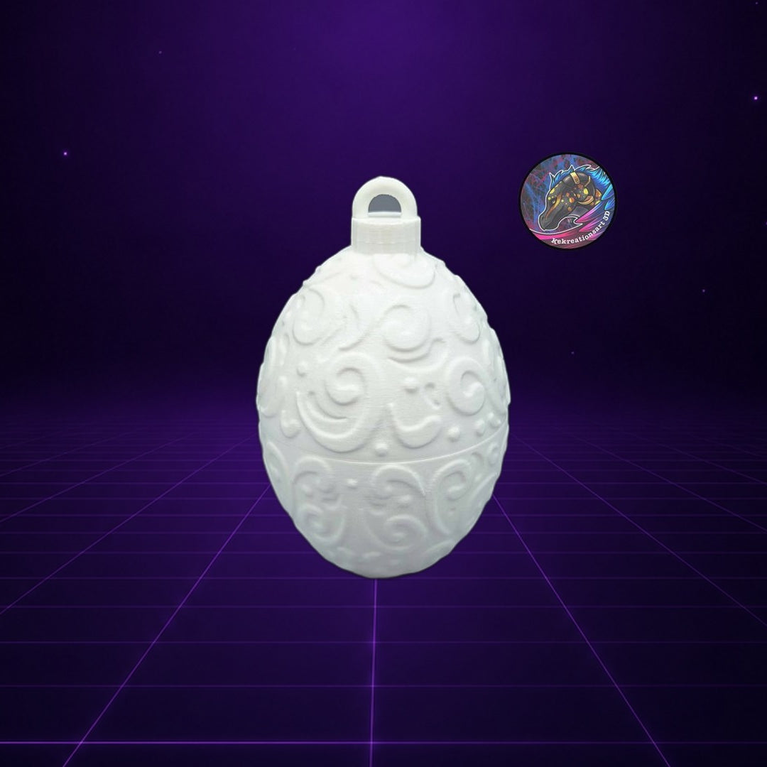 Decorative Egg Ornament – Elegant Collectible Home Accent