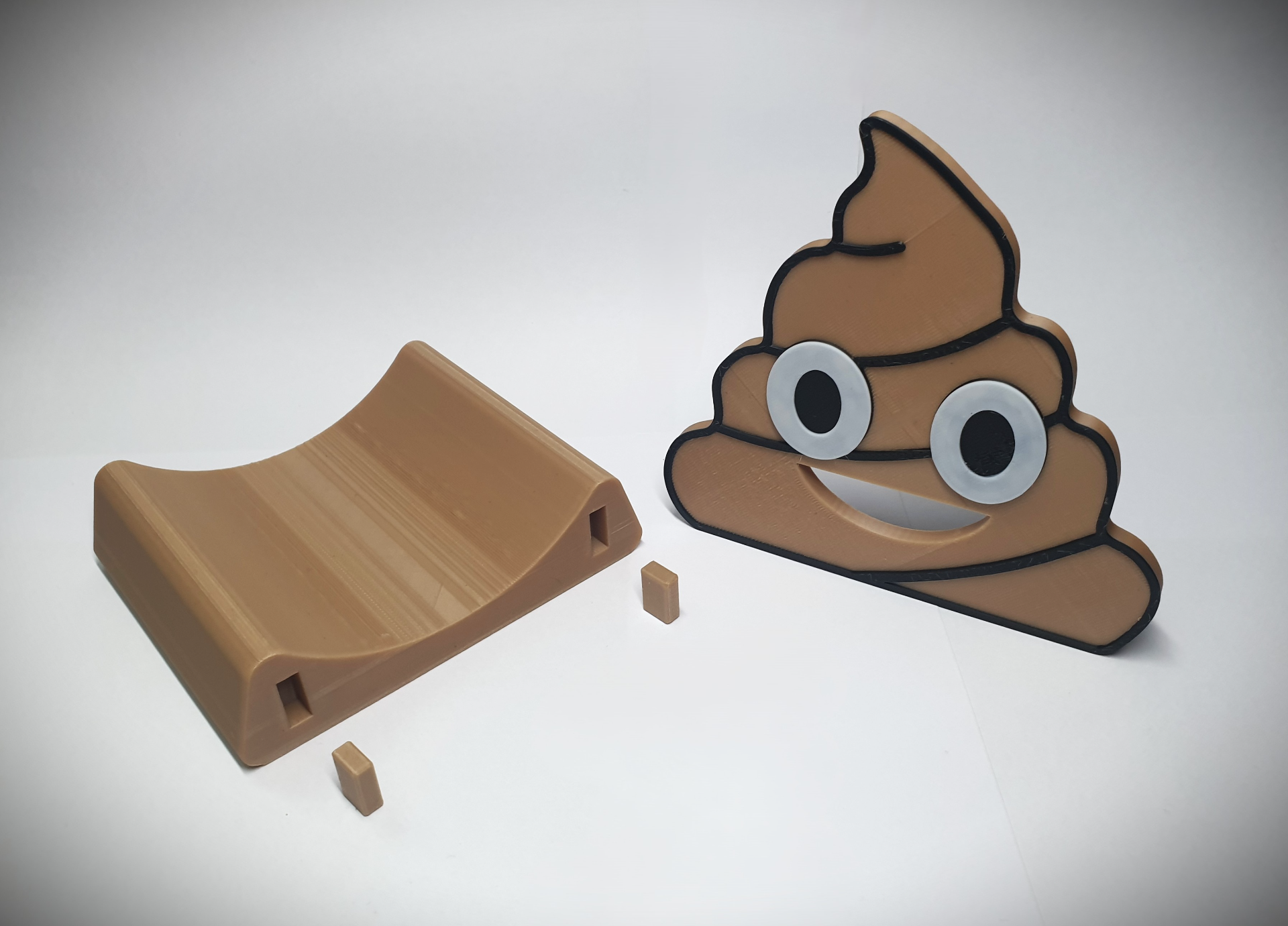 Poop Emoji Toilet Paper Stand Holder
