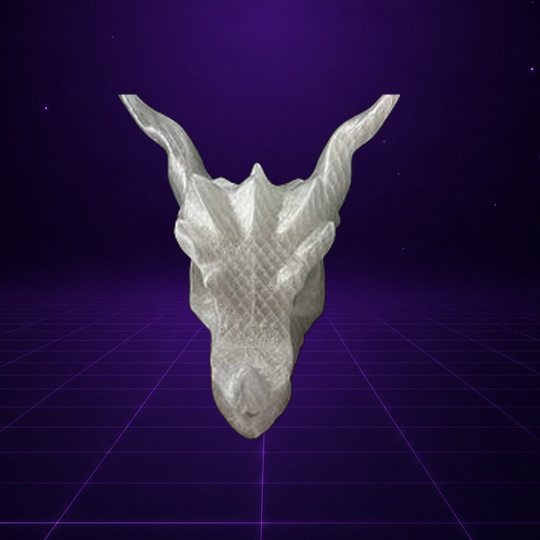 Drachenschädel-Lampe – Mythische Fantasy-Wohndekoration
