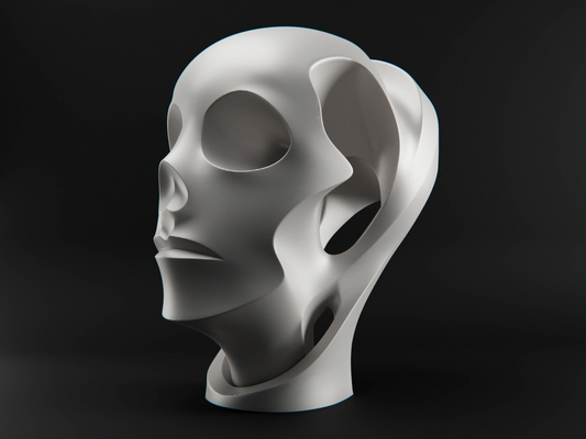 Emptiness Head Sculpture