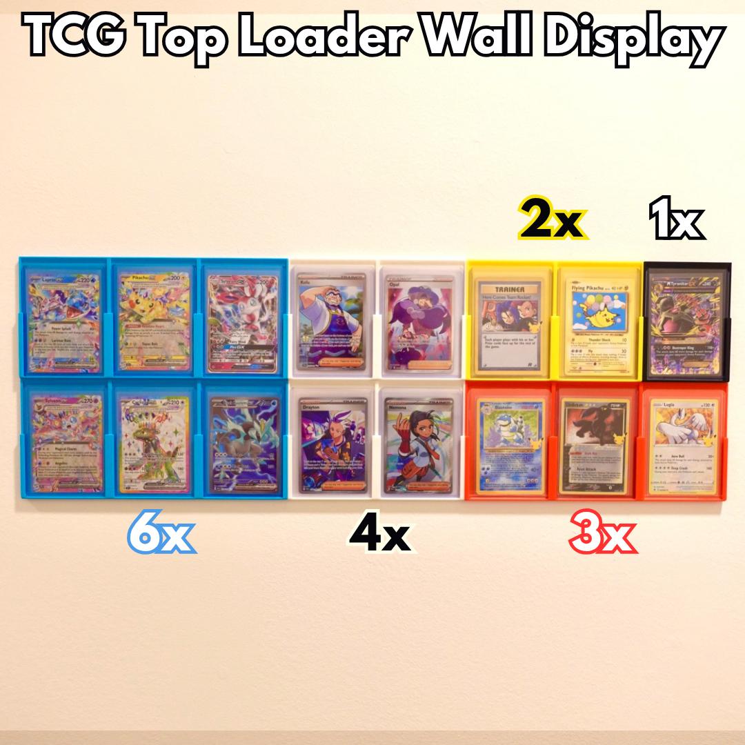 TCG Top Loader Wall Display multiple slots