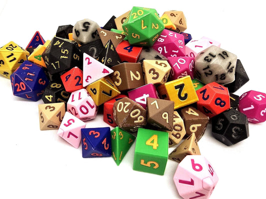 Dual Color Dice Set (x7 Dices)