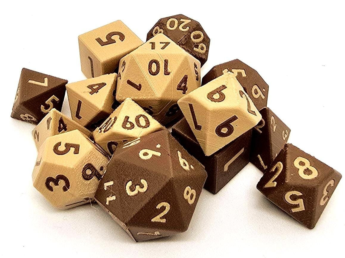 Dual Color Dice Set (x7 Dices)