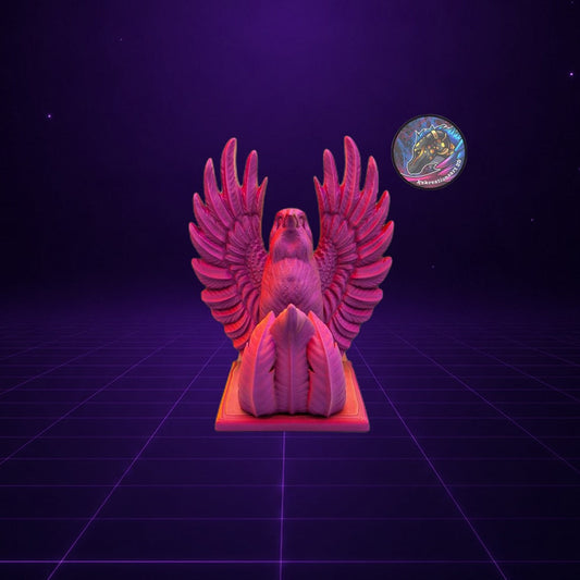 Phoenix Bookend – Elegant Fantasy-Inspired Organizer