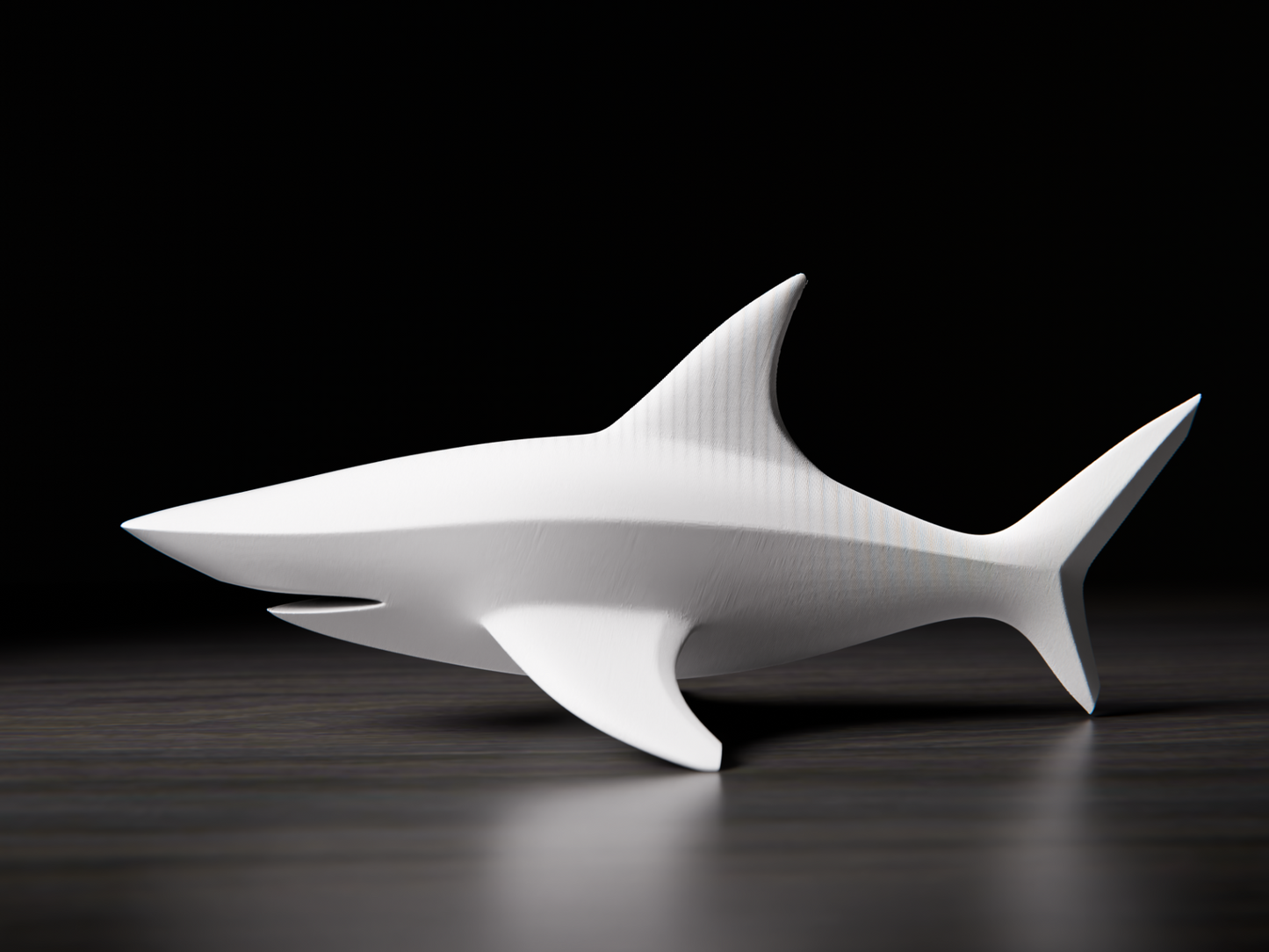 Shark Desktop Statue