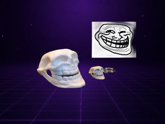 Troll Face Skull